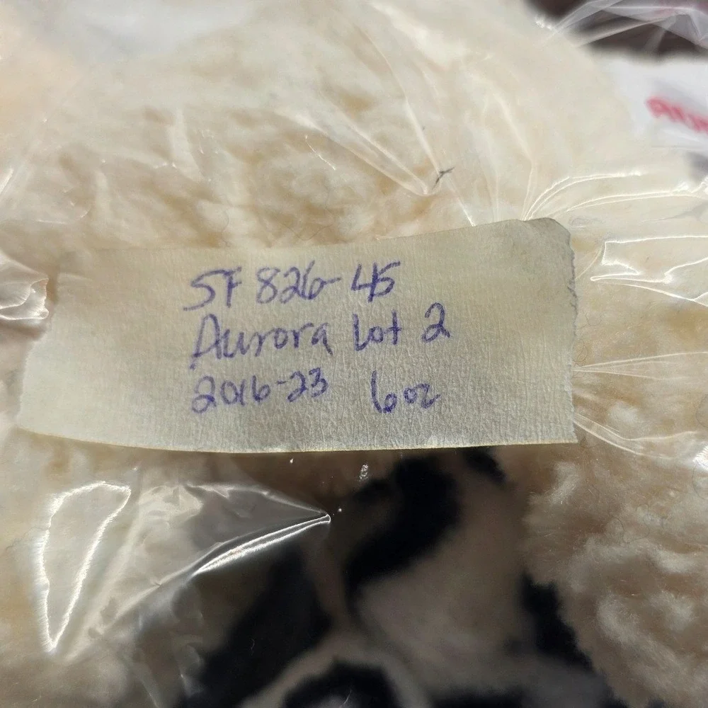 Aurora Plush Lot 2 Snow Leopard Siamese Cat Black White Cream 8in x 6in
